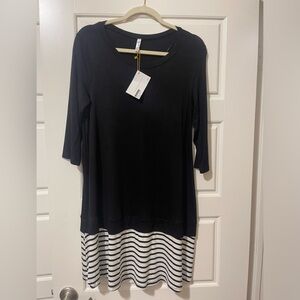 NWT Stripped hem dress